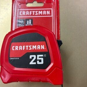 Craftsman 25 ft Tape Measure - Red and Black